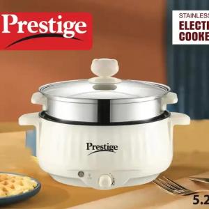 Prestige Electric Multicooker Multifunctional Rice Cooker Frying Pan Non-stick-5.2 Litter